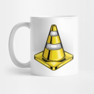 Yellow Traffic Cone Mug